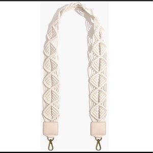Madewell - shoulder strap, macrame edition